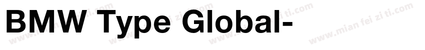 BMW Type Global字体转换